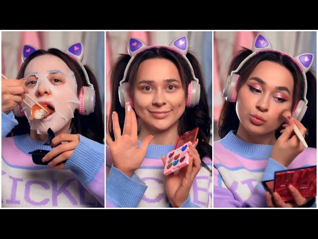 Elsarca ASMR Skincare and Makeup XO TEAM TIKTOK #xoteam #tiktok #elsarca