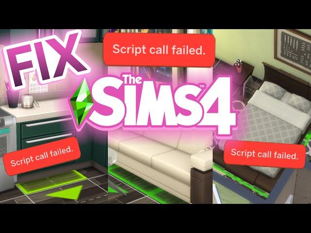 SIMS 4 SCRIPT CALL FAILED EASY FIX 2021 (BED, COUNTERS, COUCH, DOORS, SINKS) | DECEMBER 2020 UPDATE