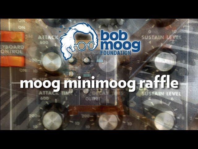 Minimoog Demonstration:  The Bob Moog Foundation Minimoog Raffle Part 1