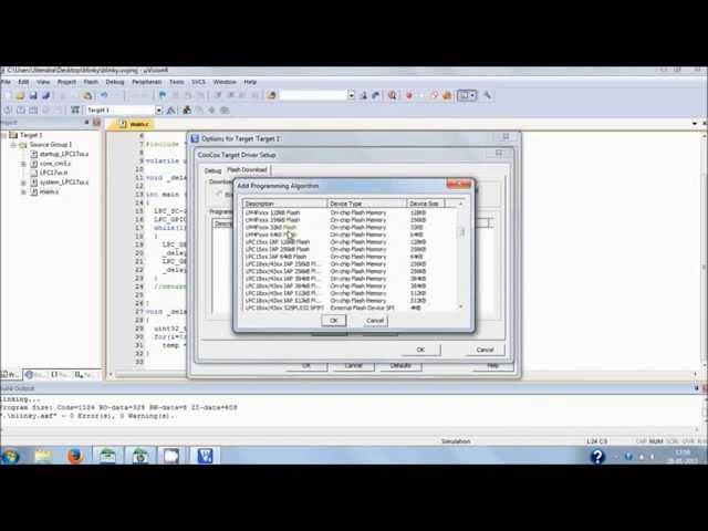 Program for Cortex-M3 LPC1768 Microcontroller Using Keil uVision4