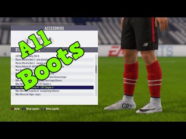 FIFA 18 | All Boots (Unlocked Hidden Boots)