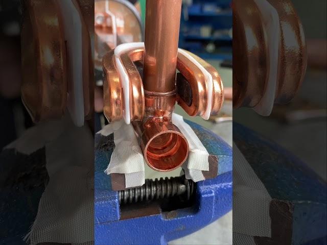 copper brazing#induction #welding #heating #brazing #machine