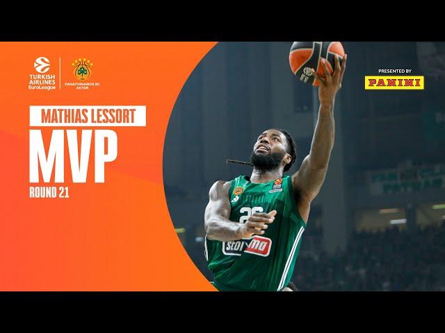 Mathias Lessort  | RS Round 21 MVP | 2023-24 Turkish Airlines EuroLeague