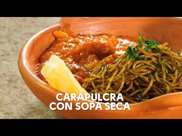 Sopa seca chinchana [Receta Peruana] | BUENAZO!