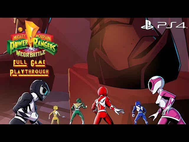 Saban's Mighty Morphin Power Rangers: Mega Battle (Sony Playstation 4) | Full Game Playthrough