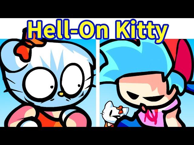 Friday Night Funkin': VS Hell-On Kitty [Hello Kitty Horror] FULL WEEK + Cutscenes - FNF Mod/HARD