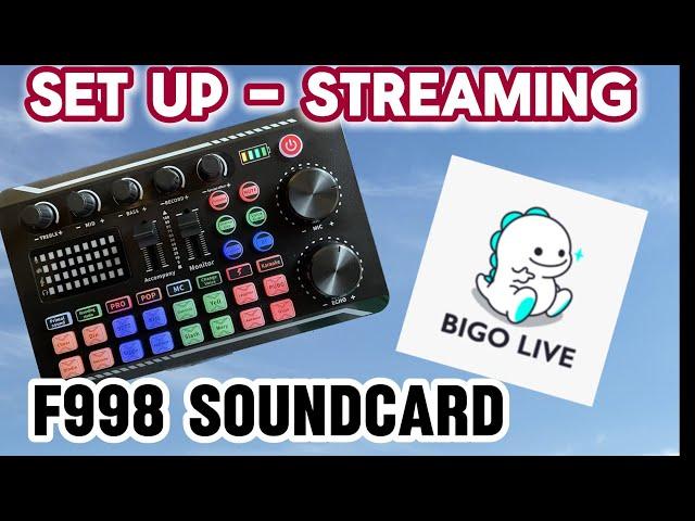 F998 Soundcard for BIGO Live  Streaming