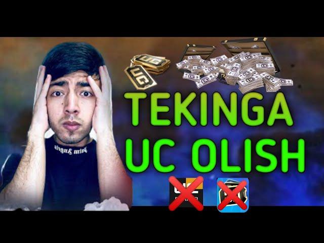 Tekinga uc olish //Tekin uc olish programmalarsiz //#adhambekgaming