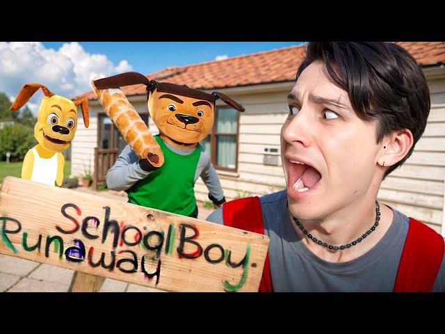 СБЕЖАЛ ОТ ТИМОХИ ШАЛУНА В СКУЛБОЕ! ТИМОХА СТАЛ МАМОЙ ГАЛЕЙ!SCHOOLBOY RUNAWAY!