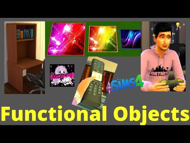 CC Finds: More Functional Objects / The Sims 4