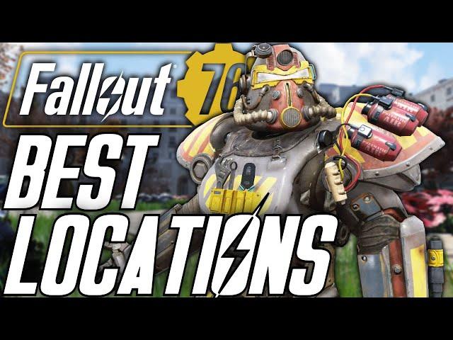 5 AWESOME FLAT Camp Locations! | Fallout 76