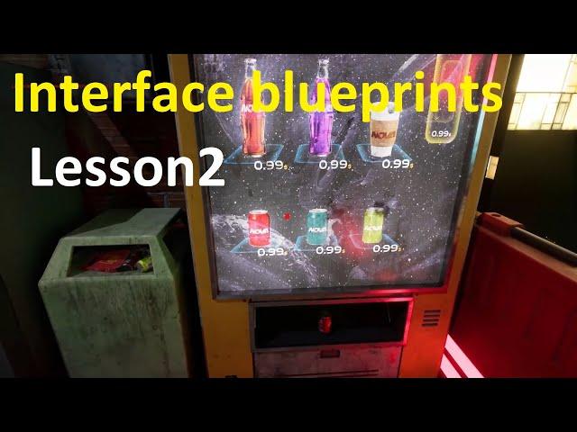 Unreal Engine 5.1.1 Blueprint Interface ( interact, lesson 2)