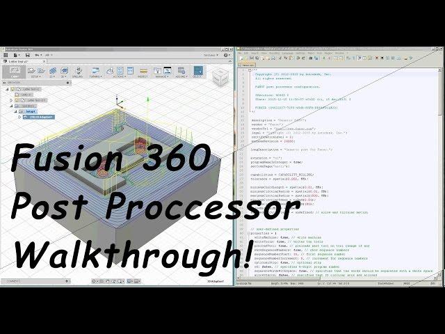 Fusion 360 Post Processor Walkthrough