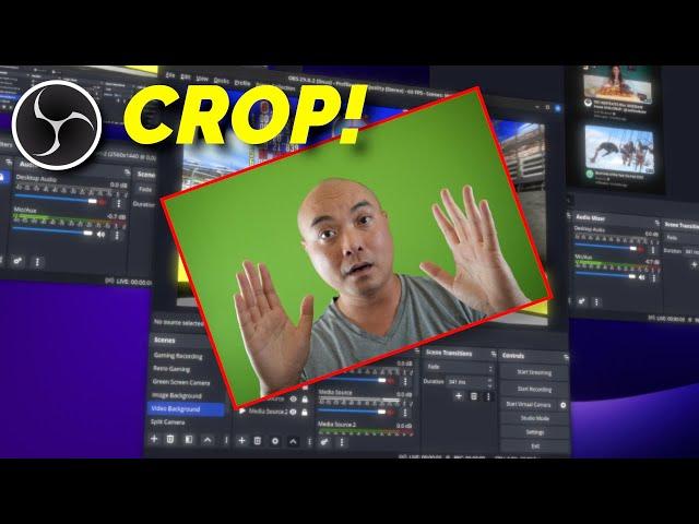 How To Crop and Resize Video In OBS! | OBS Tutorial