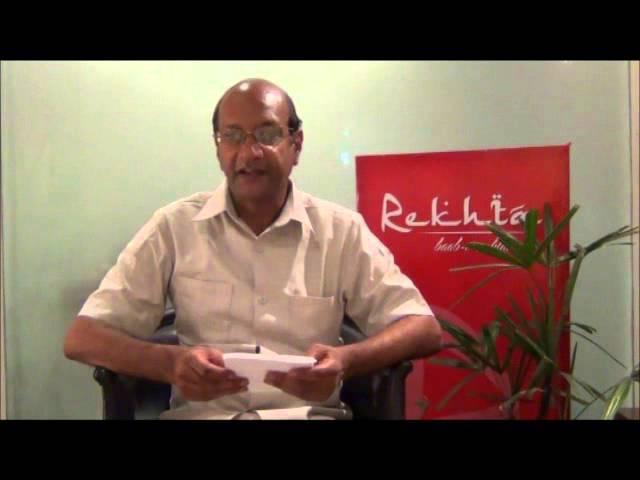 Majid Husain reciting his poetry at Rekhta