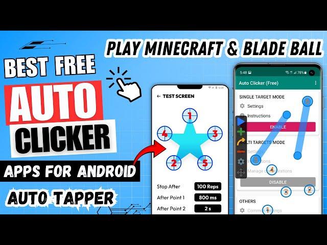 5 Best Free Auto Clicker Apps for Android 2024 | Auto Tapper for Android Mobile