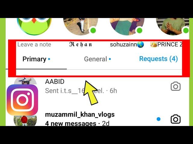 Fix Instagram Message General & Primary options not showing problem solved