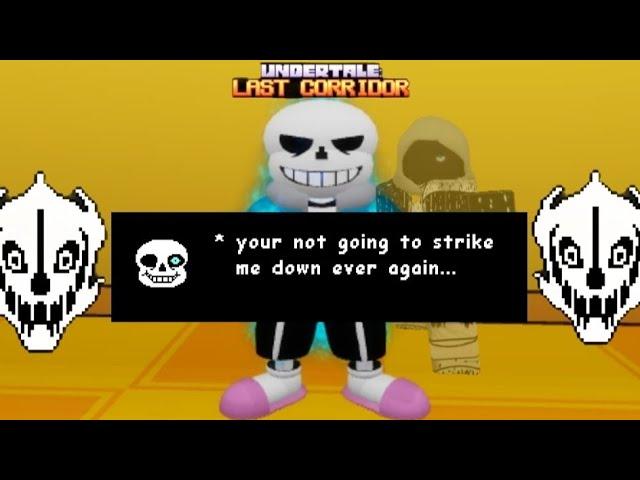 Hardmode ULC Sans Skin Gameplay! (Undertale Last Corridor) (ULC)