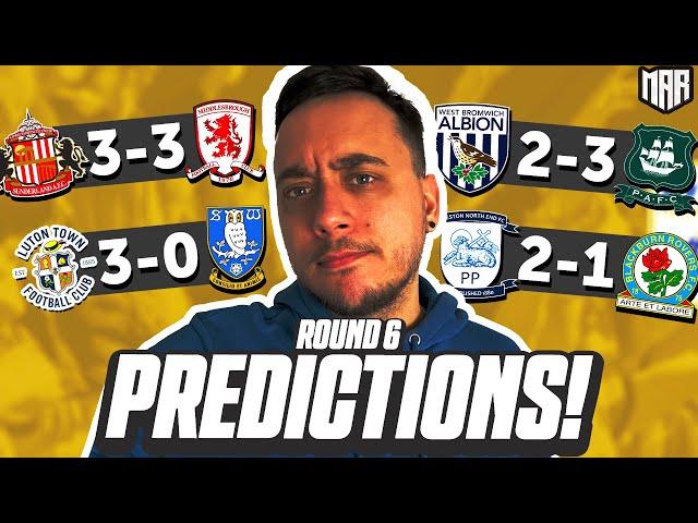 CAN PLYMOUTH STUN WEST BROM? A MUST WIN FOR CARDIFF! | Championship Predictions - Round 6