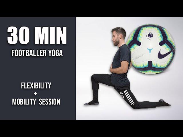 Pro Footballer's Full Deep Stretch and Yoga Routine | 30 Minute Yoga for Soccer Players