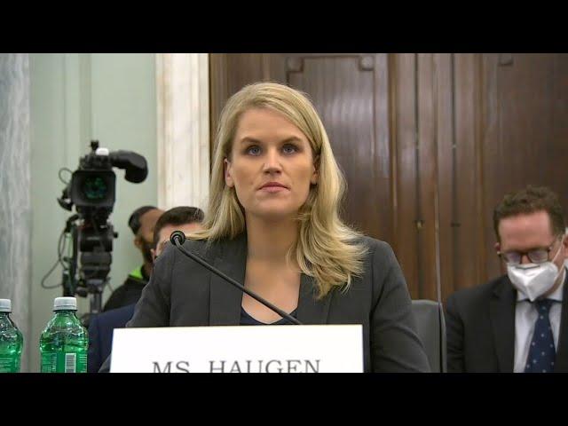 Facebook whistleblower testifies before Congress