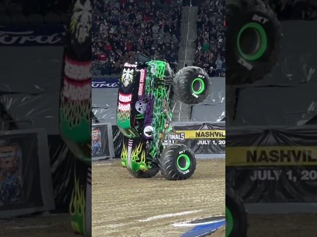 Monster Jam San Diego 2023 SKILLS WINNER Grave Digger #monsterjam #shorts #monstertruck