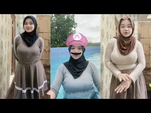 Geter nya bikin lupa || Jilboobs Pemersatu Bangsa || Tiktok Hijab Tobrut Hot 