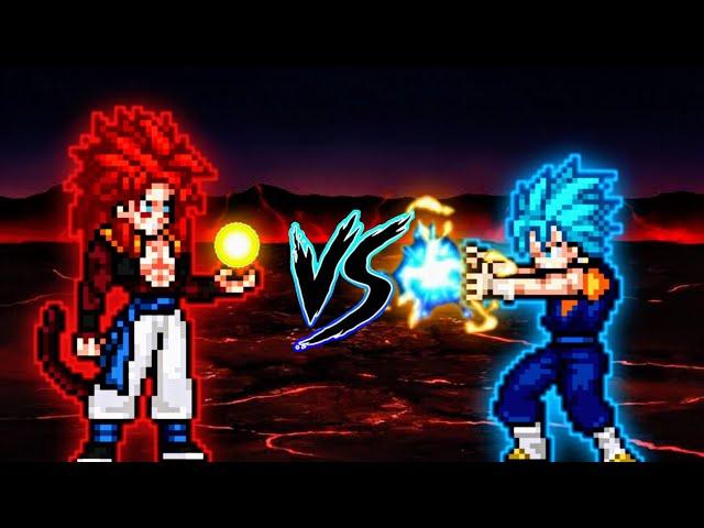 Gogeta OP (all form) (New) VS Vegito SSB V3 OP in Jump Force Mugen