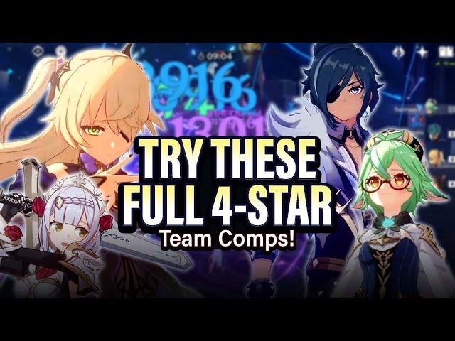 These 4-STAR TEAM COMPS Are AMAZING! (If You’re Tired Of National) | Genshin Impact 2.5