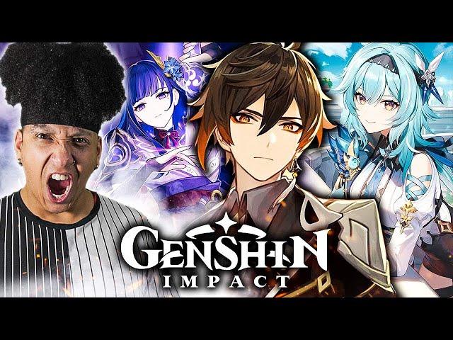 ANIME VIEWER Reacts to EVERY Genshin Impact Character Demo! *FIRST TIME WATCHING*