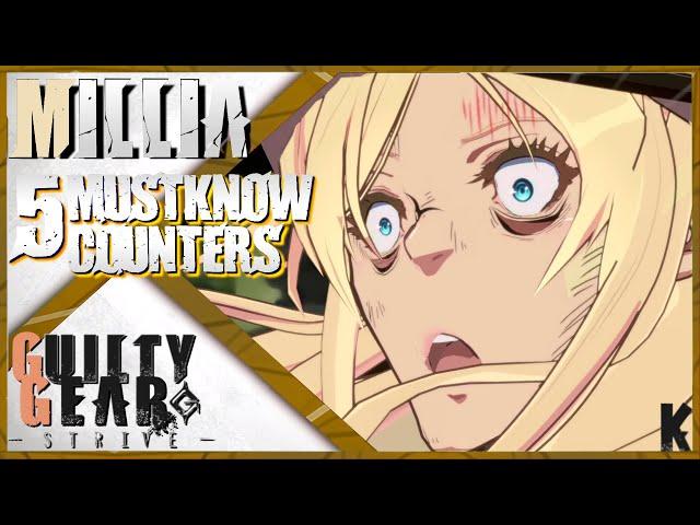 How to Beat Millia in Strive Guide | 5 Must know Counters