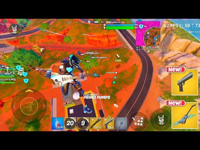 Samsung S23 Ultra 60 FPS Fortnite Mobile Gameplay *THIS NEW METALLICA X FORTNITE UPDATE IS CRAZY!!*