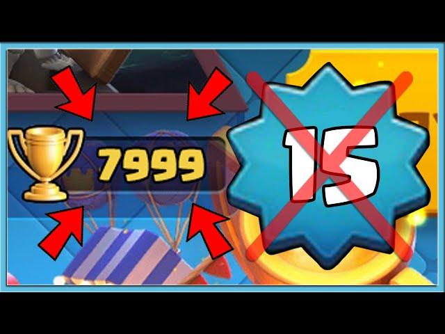  8000 TROPHIES OF NOOB! NO EVOLUTION, NO 15 LVL CARDS / Clash Royale