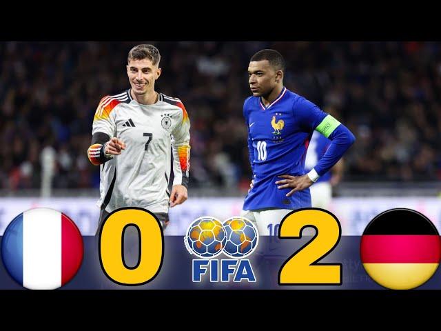 France vs Germany | 0-2 | Highlights & All Goals 2024  Euro 2024 all preparations and equipment HD