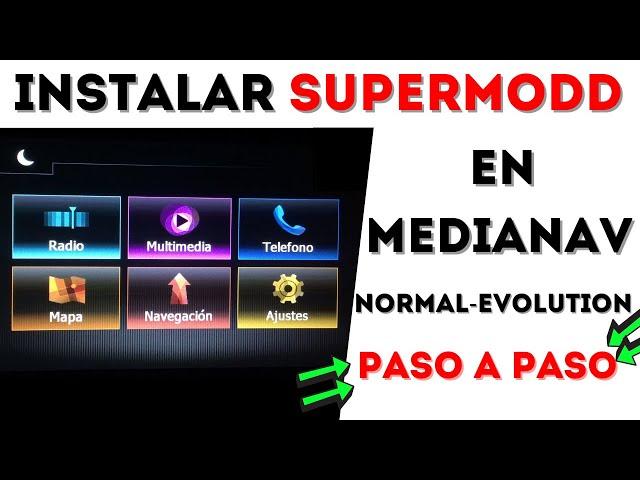 Como instalar Supermodd en Medianav (Normal/Evolution) | UNBOXINGPLUS