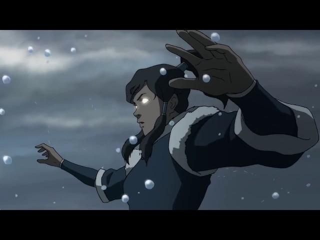 Avatar The Legend of Korra -  Avatar state 1st time