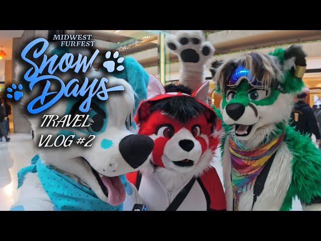 MASHED POTATO PARTY at a FURRY CONVENTION!??! Midwest Furfest 2023 Travel VLOG - 02 - Thursday