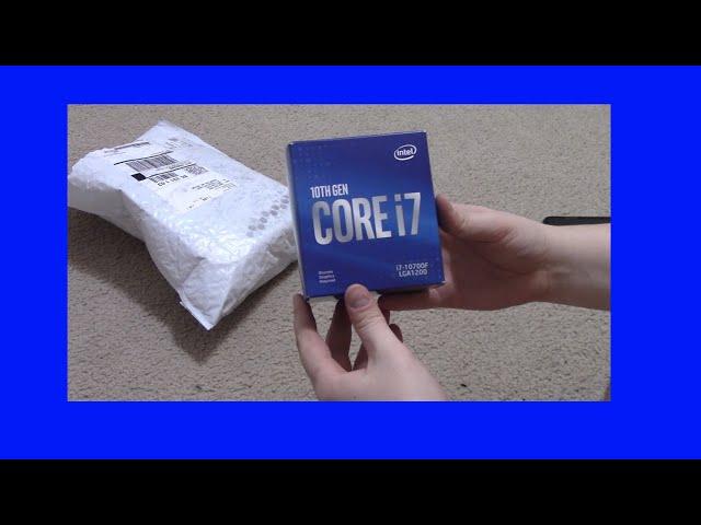 i7 10700f Unboxing