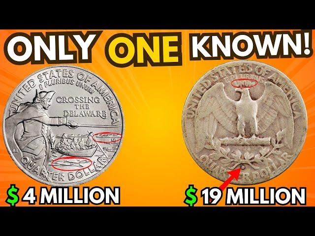 Most Expensive Quarter Dollar Coins Worth $19 Million – Are You Holding One?