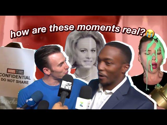 marvel cast moments that seem fake but aren’t