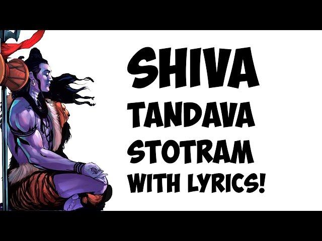 Shiva Tandava Stotram - Lyrics