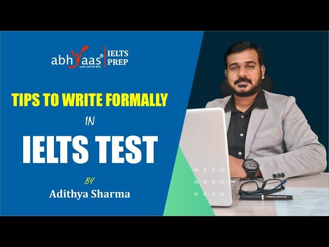 Effective Tips for IELTS Formal Writing | IELTS Writing Task | IELTS General Writing Skills