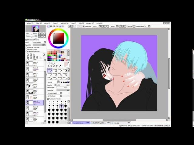 Eien y Clive【Speedpaint Kiss Challenge】