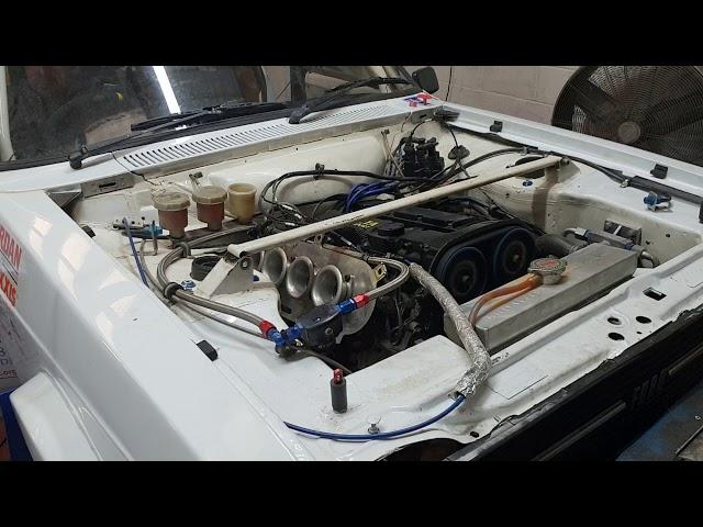 2.4 Grp4 Mk2 Escort on dyno