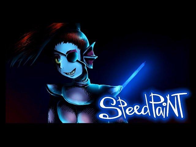 Undyne (Undertale) // SpeedPaint by Yugo Vostok