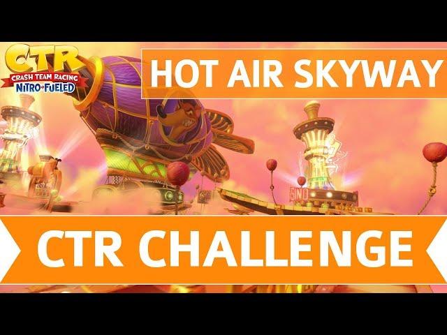 Crash Team Racing Nitro Fueled - Hot Air Skyway CTR Challenge Token Locations