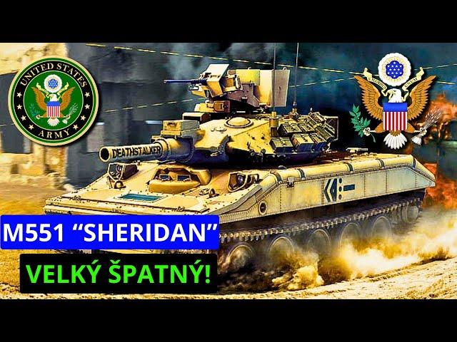 M551 "SHERIDAN": PRŮŠVIH NA PÁSECH...Tady vidím velký špatný