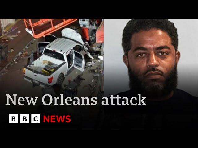 New Orleans truck attack:  FBI seeks accomplices of suspect carrying Islamic State flag | BBC News