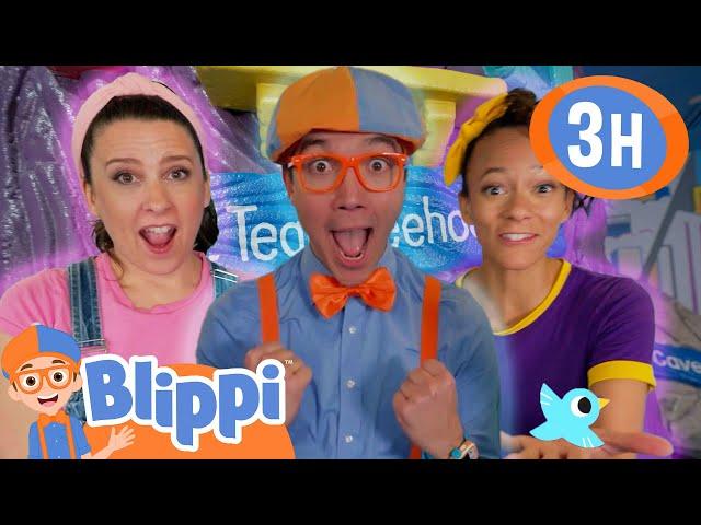 Ms. Rachel Visits the Treehouse (Wheels on the Train) | Blippi and Meekah Best Friend Adventures