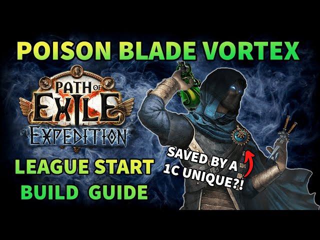 FAST with BIG Damage - Poison Blade Vortex League Start Build Guide - Path of Exile 3.15